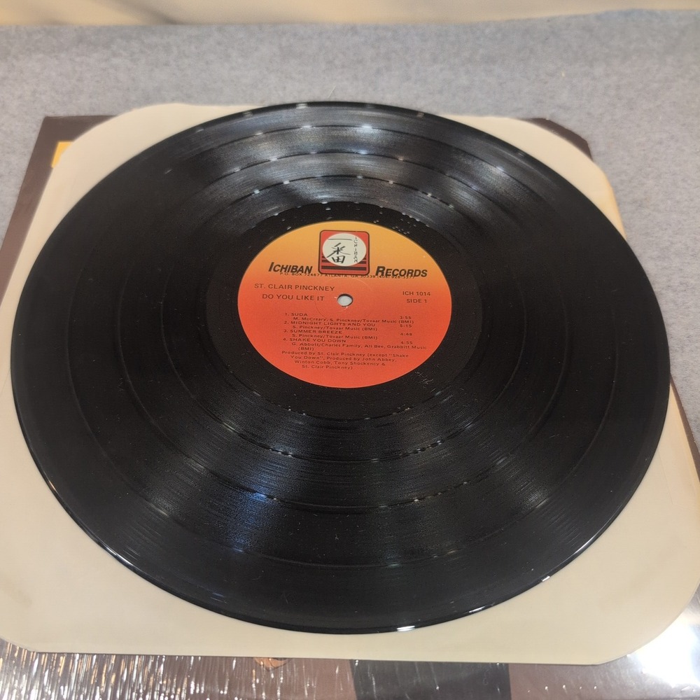 St. Clair Pinckney Do You Like It Vinyl LP Ichiban Records ICH 1014 Soul Jazz - Picture 3 of 6